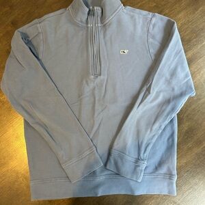 Vineyard Vines Kids Blue Half-Zip Sweater